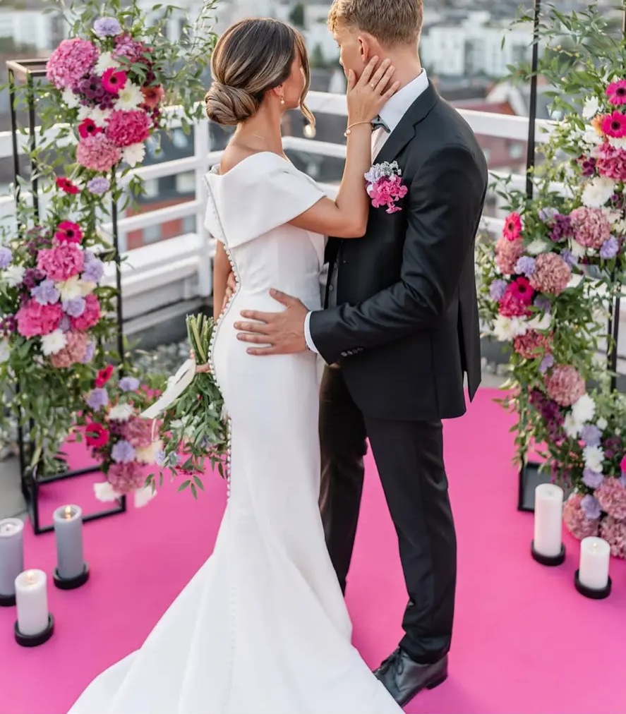 Rooftop Wedding Editorial