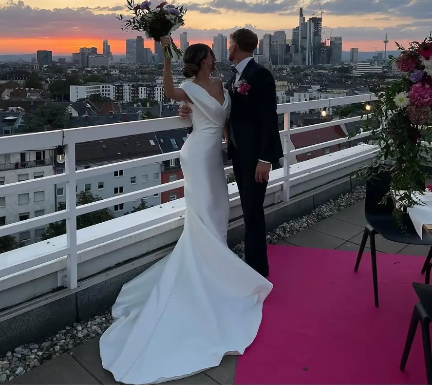 Rooftop Wedding · Sunset